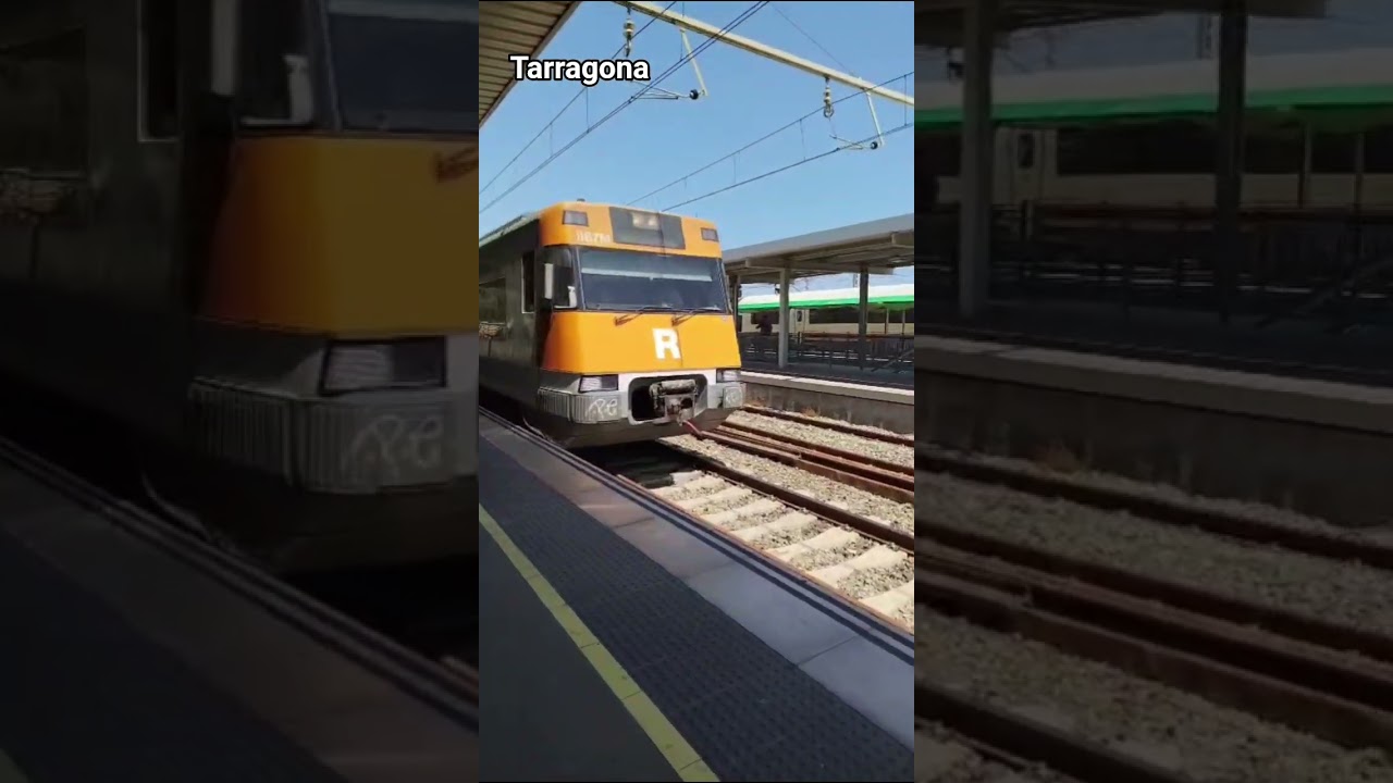 Tren Renfe S/447 en Tarragona con destino Reus #train #railway #travel #trenes #automobile