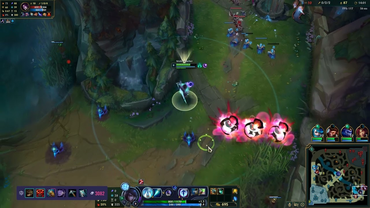 Aphelios Octopus Combo