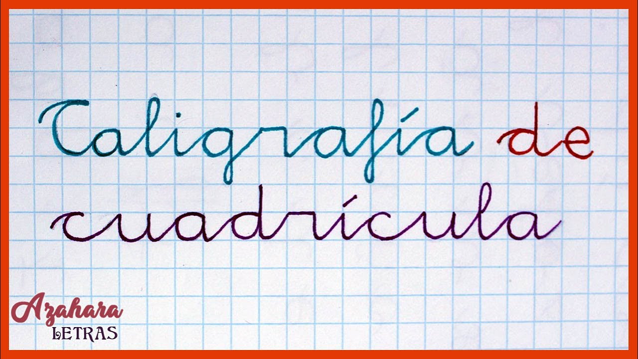 ⬜ Caligrafía en Cuadrícula Paso a Paso: Alfabeto y Ligaduras ⬛