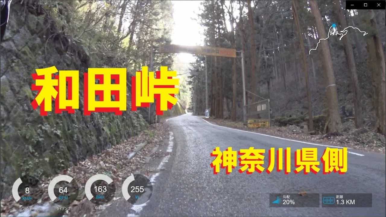 和田峠(裏)をロードバイクで
