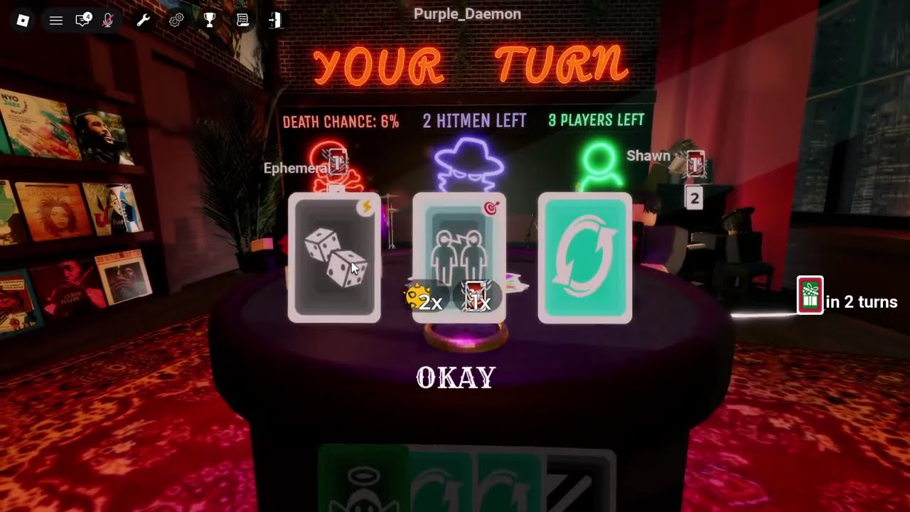 there's a card game for Hitman WHAT?! [playing Roblox Hitman Card Game with friends]