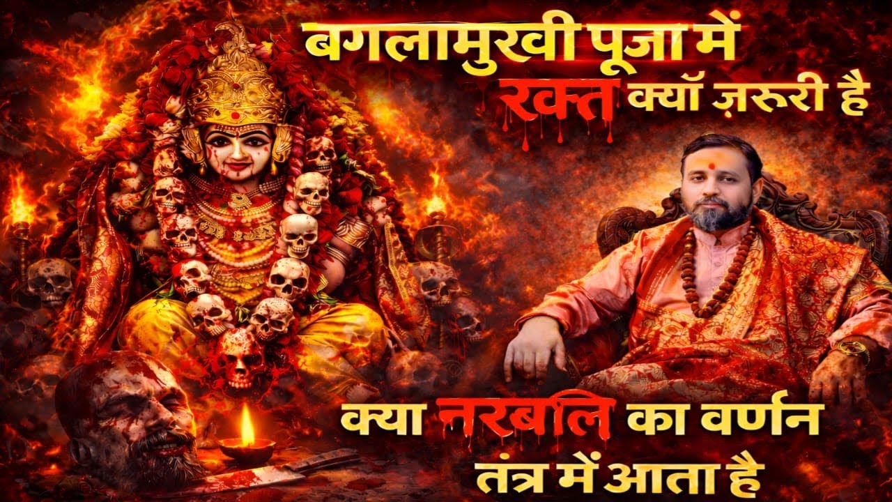 बगलामुखी पूजा में बलिदान की संपूर्ण विधि | baglamukhi tantrik pashubali |
