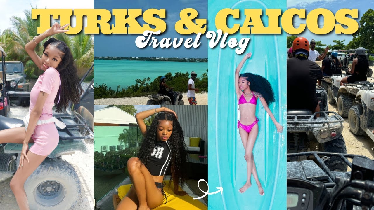 TURKS & CAICOS TRAVEL VLOG : ATV RIDING + NOAHS ARK + CLEAR KAYAK PICS + AZIZA + MORE