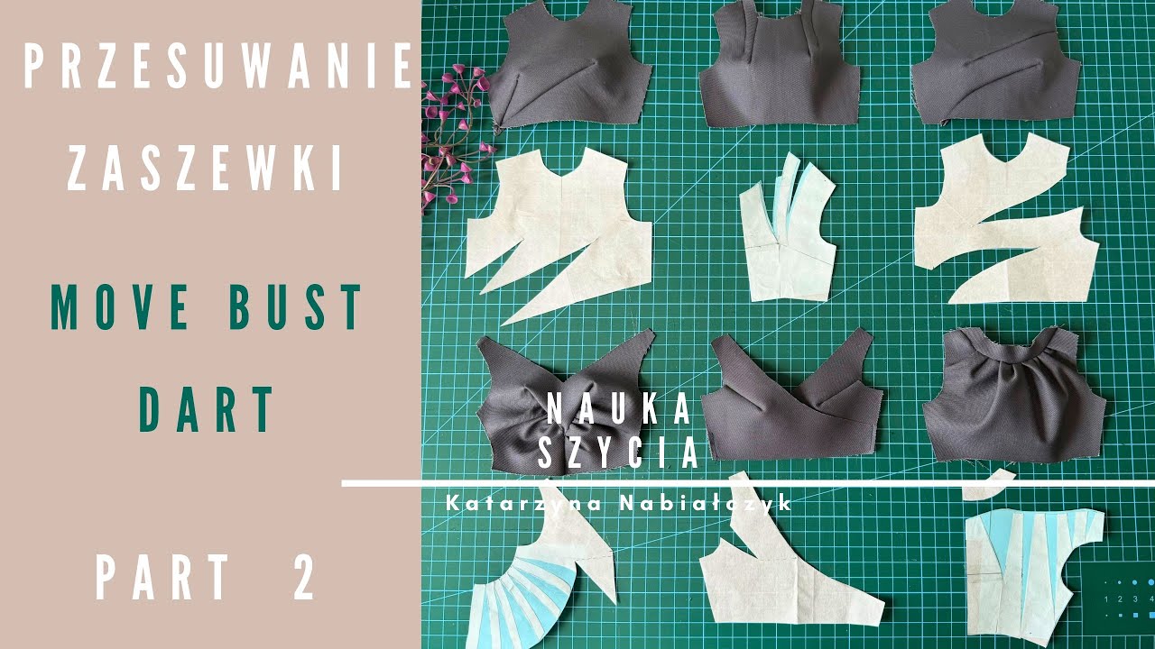 Przemieszczanie zaszewki piersiowej z bluzce damskiej | Part 2 I How to get rid of the bust dart
