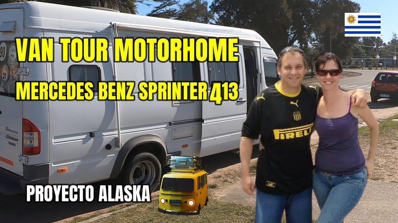 VAN TOUR MOTORHOME Mercedes  Benz SPRINTER 413 y Recorrido por COSTA de ORO. URUGUAY T1 Ep2