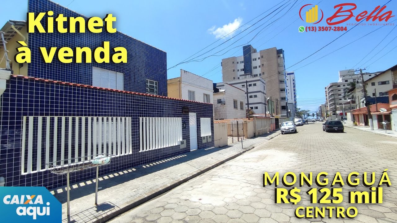 🚫 [VENDIDO] Kitnet à venda no Centro de Mongaguá, perto da praia.