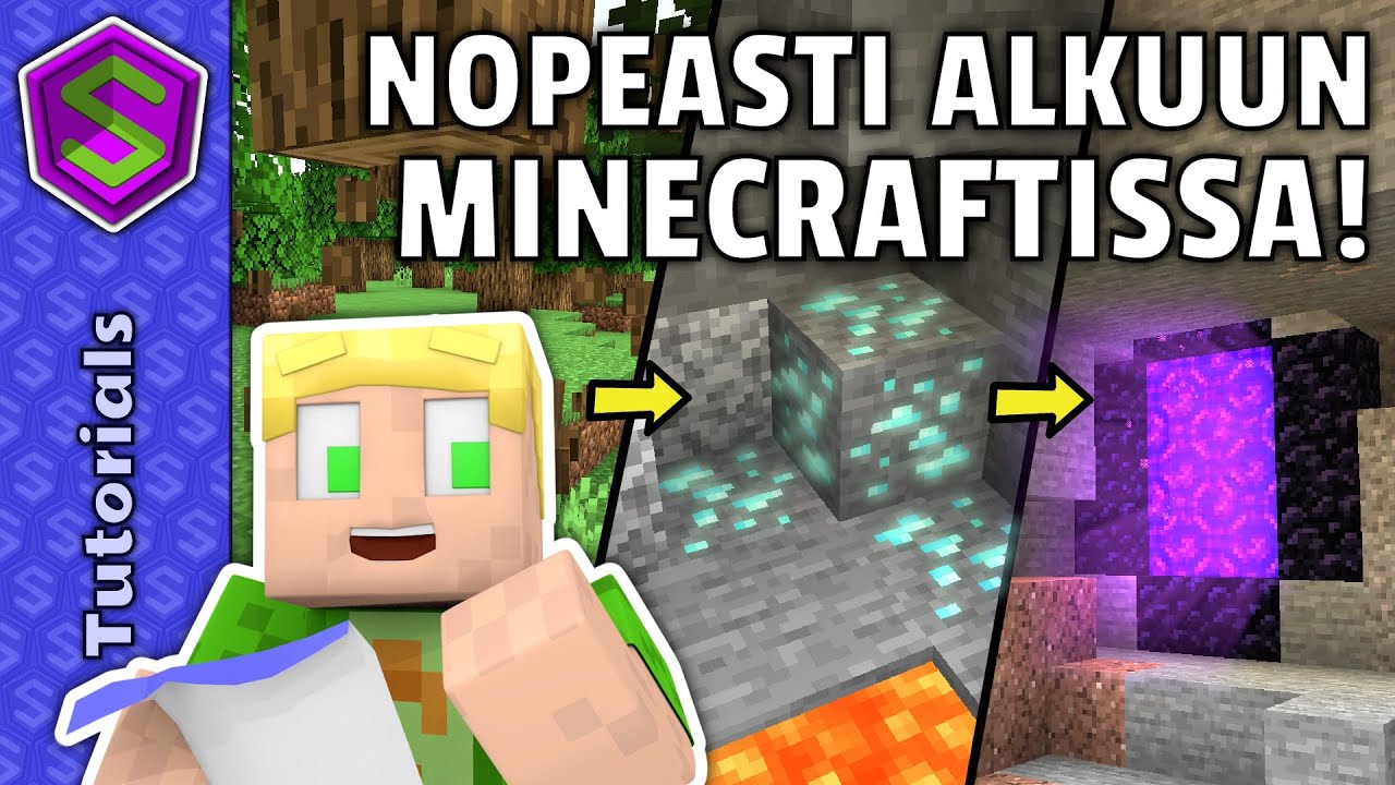 Miten Aloittaa Survival! | Minecraft Tutoriaali