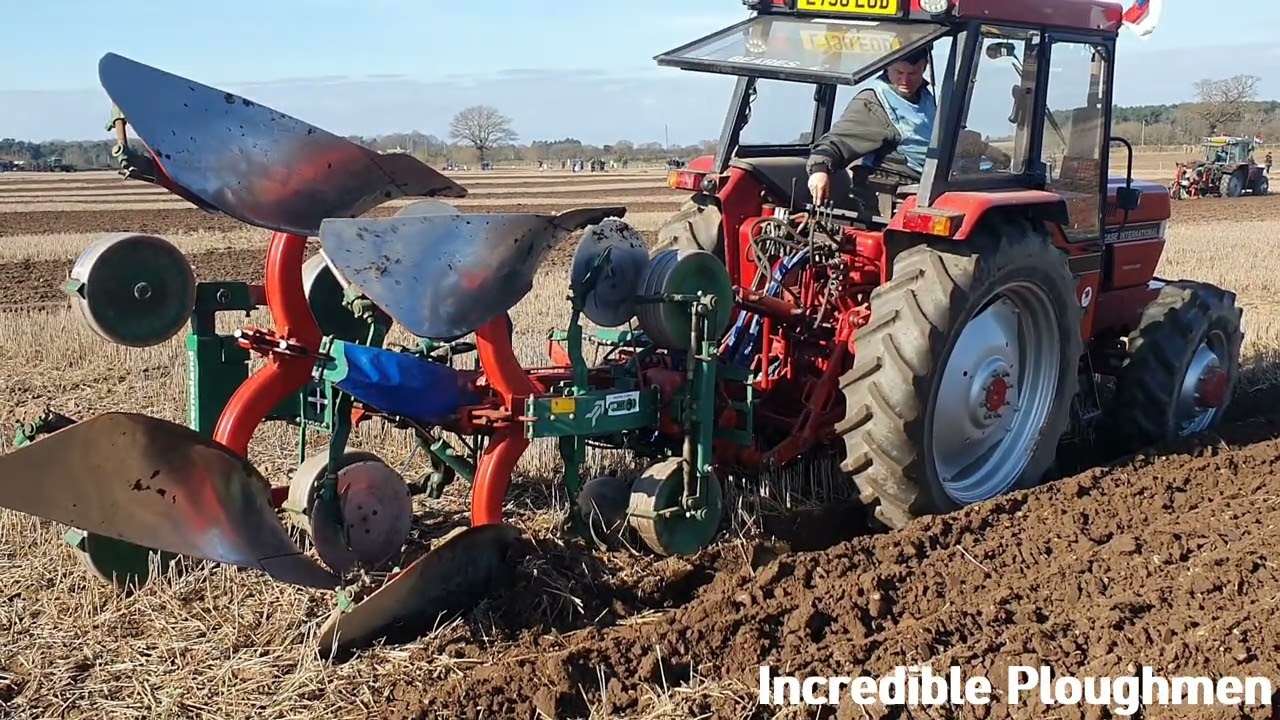 Pavel Kral Repr. Czech Republic Case IH 895 Kverneland at The 2025 European Ploughing Championships