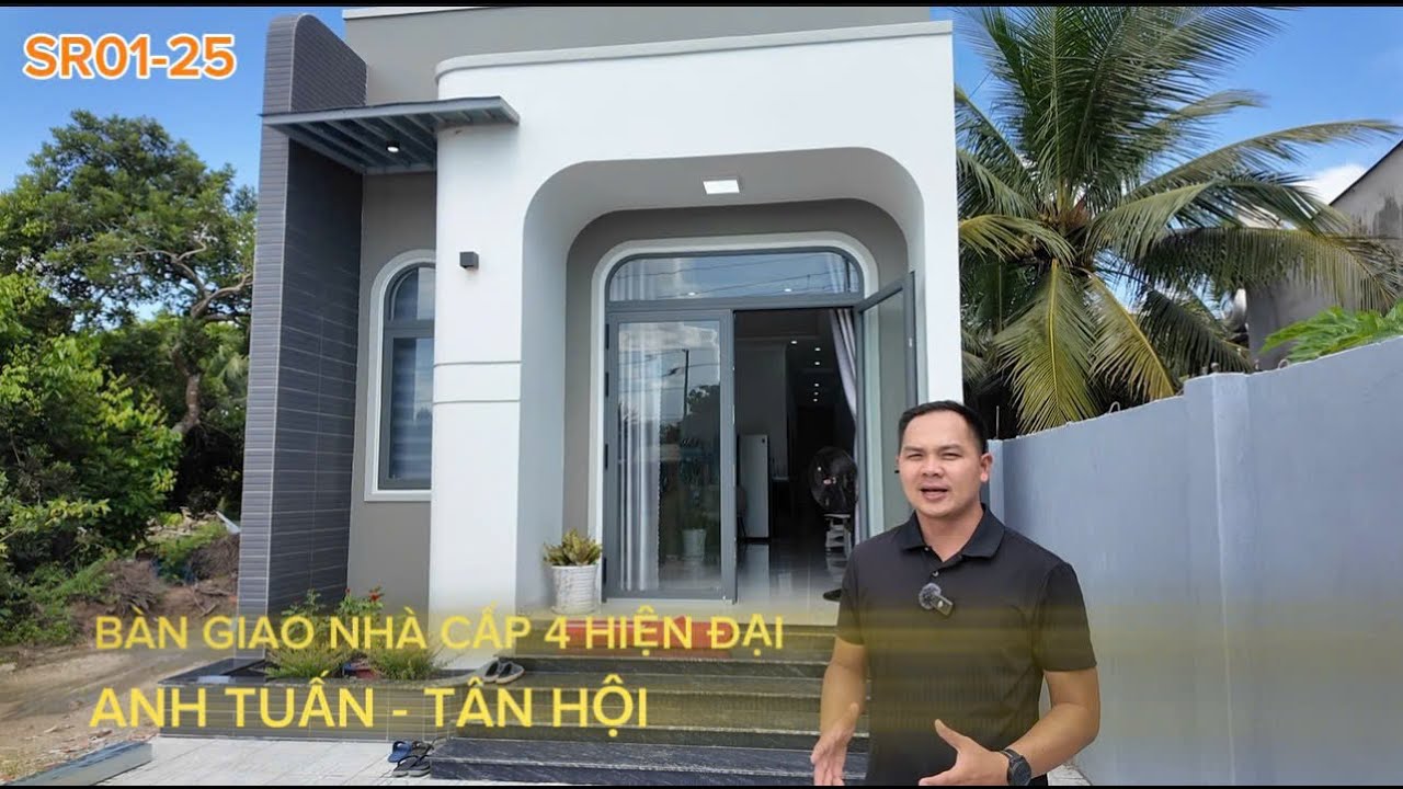 #SR01 BÀN GIAO NHÀ CẤP 4 HIỆN ĐẠI ĐẸP NHẤT 2025 - NHÀ A TUẤN CHỊ TRANG TÂY NINH