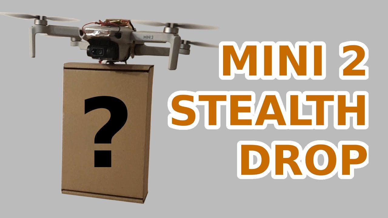 Simplest DJI Mini 2 payload dropper mod (OcuSync range!!!)