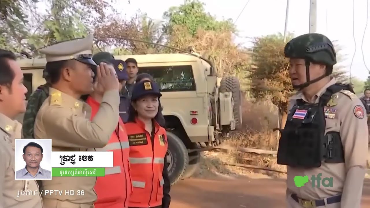 មេដឹកនាំថៃយកផែនទីគូសដោយខ្លួនឯងសម្រាប់បោះបង្គោលព្រំដែន