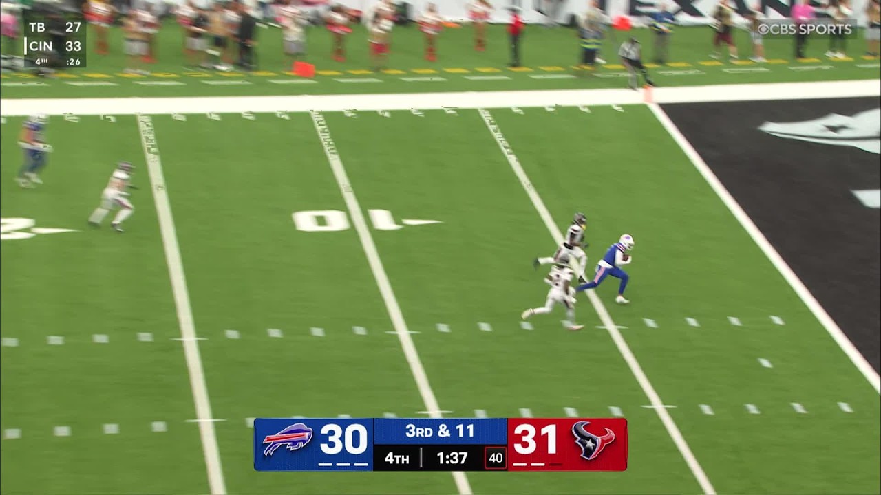 Josh Allen Delivers a Strike to Josh Palmer for the TD