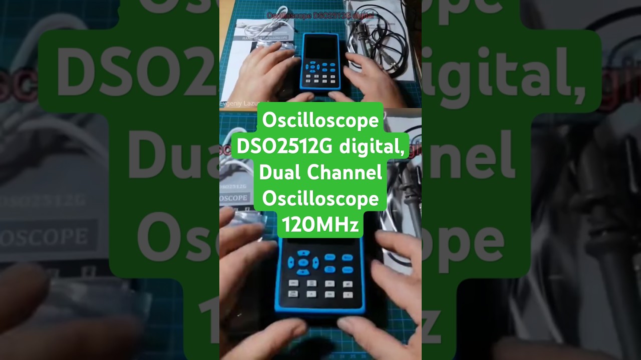 Oscilloscope DSO2512G digital, Dual Channel Oscilloscope 120MHz