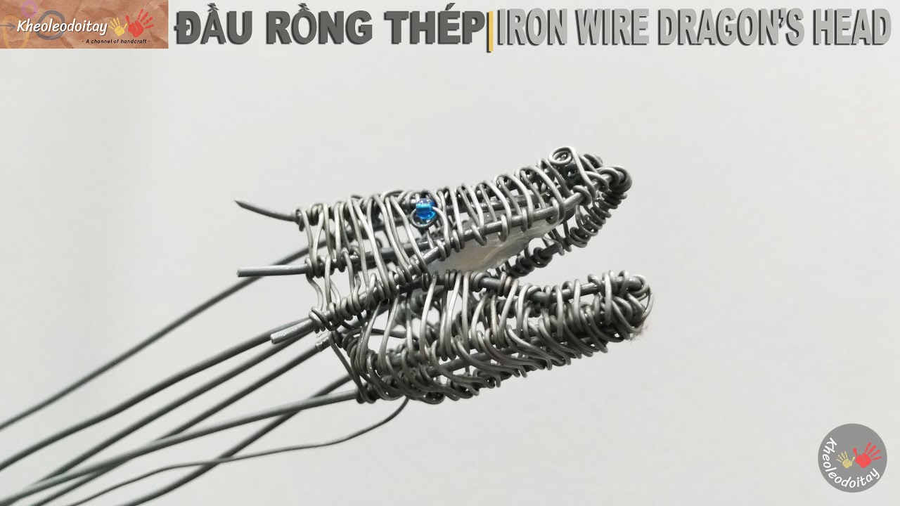 #wireart, #Dragon _ TO MAKE IRON WIRE DRAGON'S HEAD | LÀM ĐẦU RỒNG THÉP