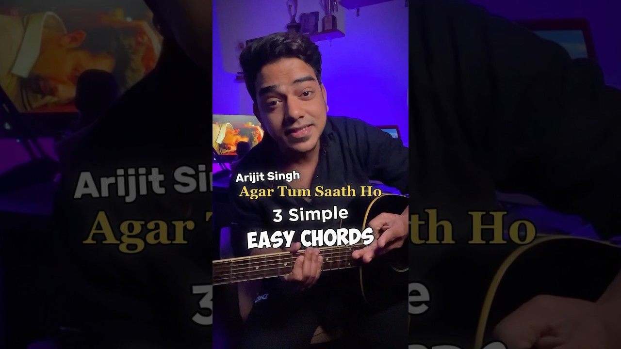 Agar Tum Saath Ho | Guitar Lesson | Easy Chords | 