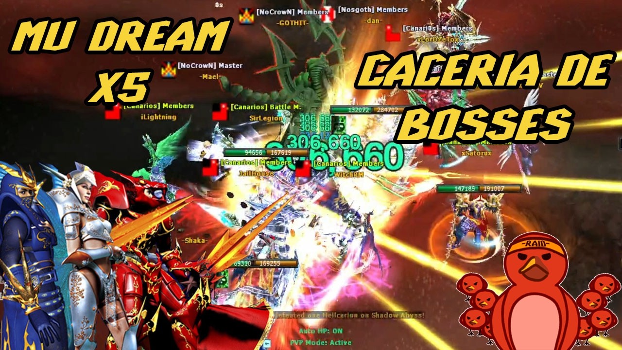 Caceria de Bosses en MU DREAM X5 - Mu online season 6
