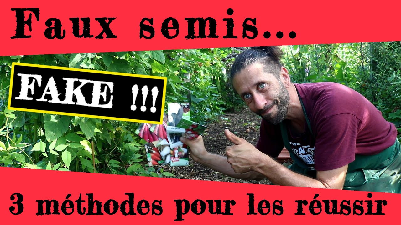 Mieux réussir ses semis... grâce à du FAKE !