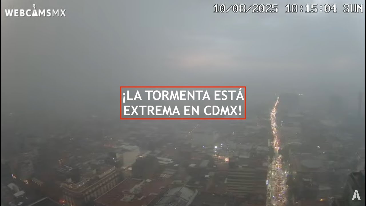 🔴 #CDMX ((ALERTA)) | &iexcl;La tormenta est&aacute; extrema! CDMX #EnVivo