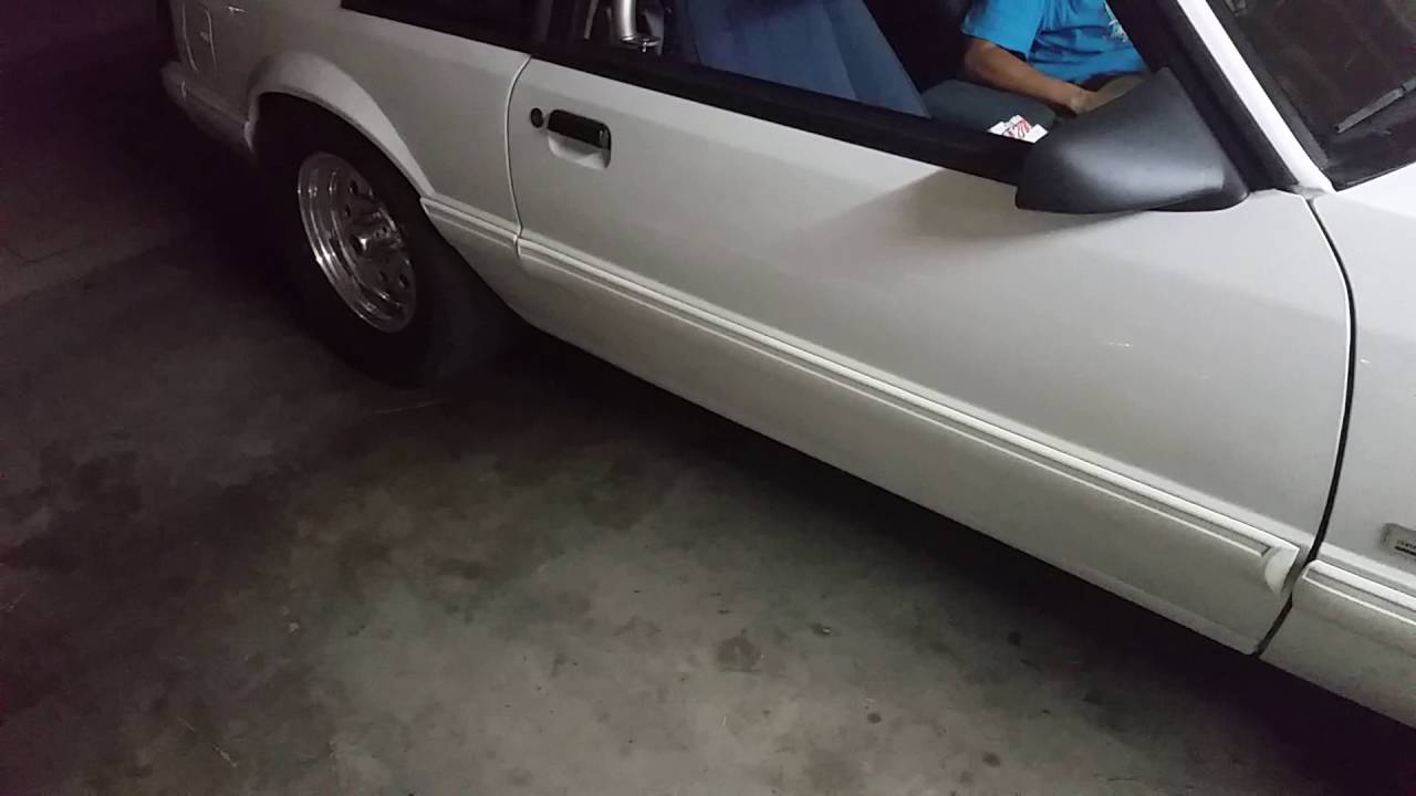 1992 Mustang Coupe with electric cutouts