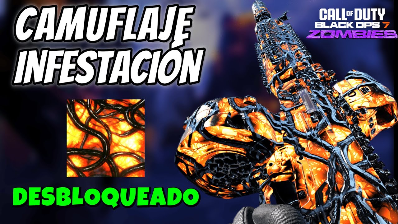 Guía DEFINITIVA del CAMUFLAJE INFESTACION BLACK OPS 7 ZOMBIES