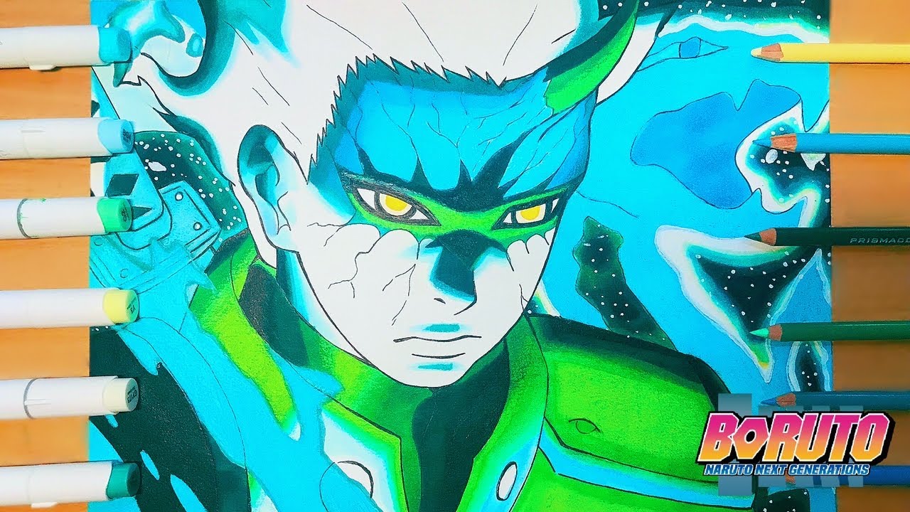 Speed-drawing Mitsuki from Boruto : Naruto Next Generations