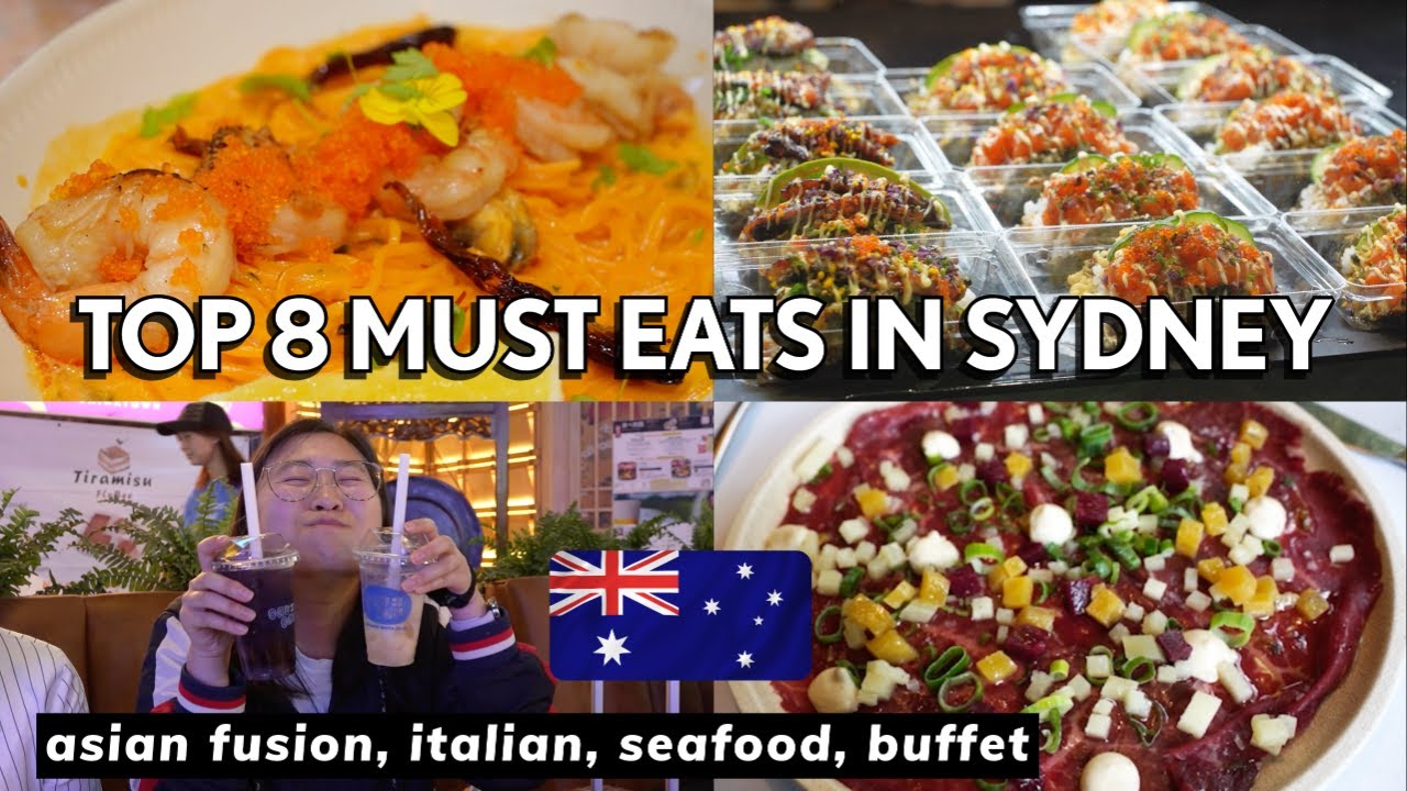 Top 8 food places in Sydney ll Buffet, Seafood and Asian Fusion