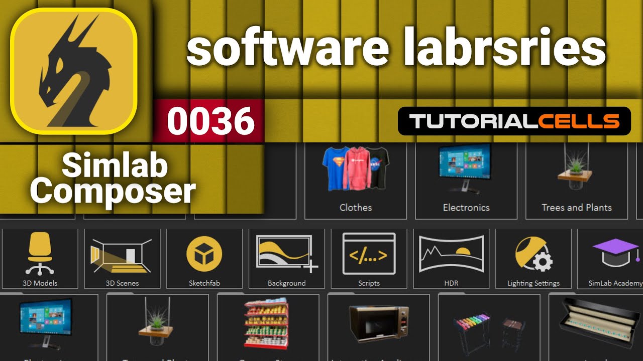0036. 3d model libraries in simlab composer