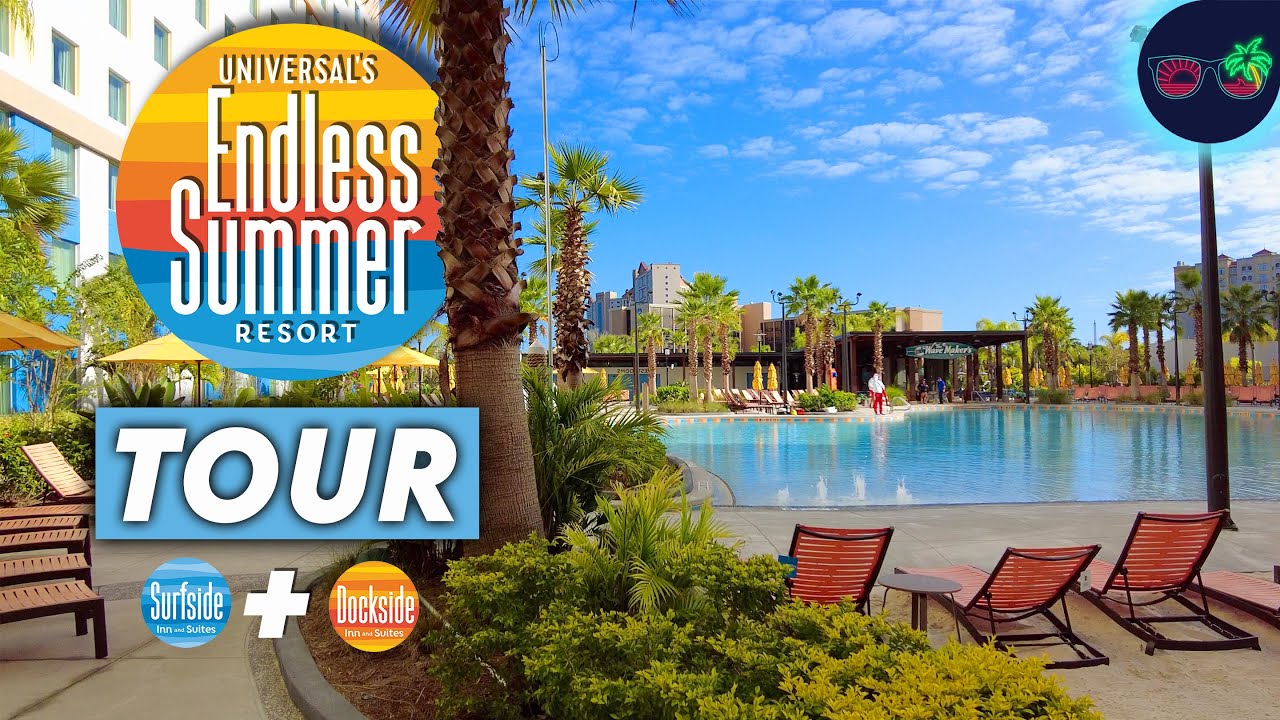 Universal's Endless Summer Resort Tour | Dockside Inn & Suites | Surfside | Room Tour | Pool