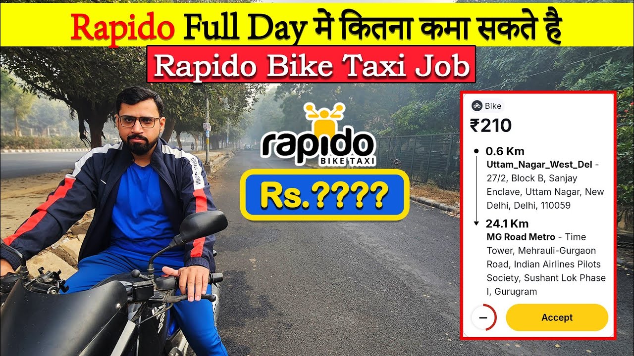 Rapido Captain Part Time Earnings 🤑🔥 | Rapido Part Time Earnings | Ride on Pulsar 150