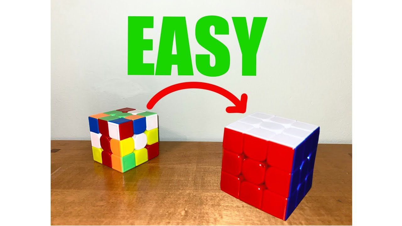 EASIEST way to SOLVE a Rubik’s cube (beginners method)
