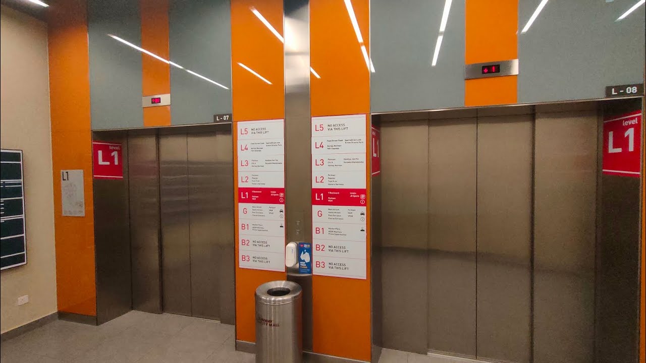 ThyssenKrupp Evolution Elevators at Sunway Velocity Mall, Cheras, Kuala Lumpur (Lift 7-8)