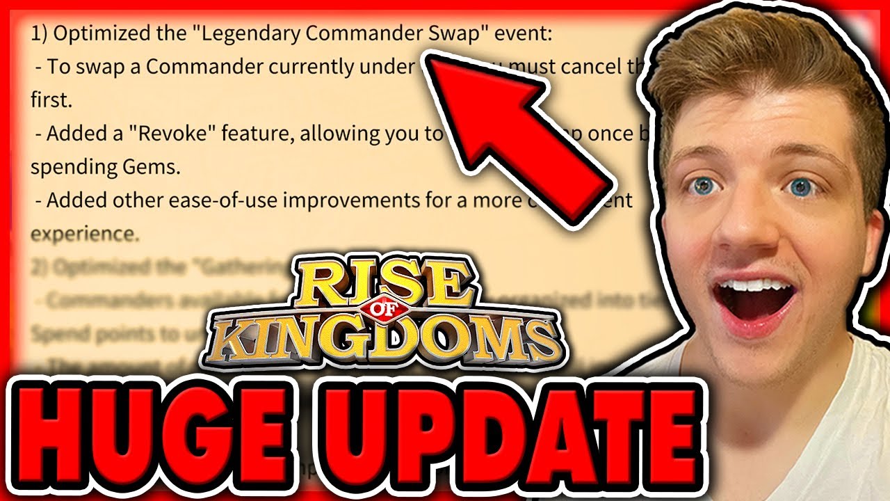 Will Commander Swap RETURN? Rise of Kingdoms New Update