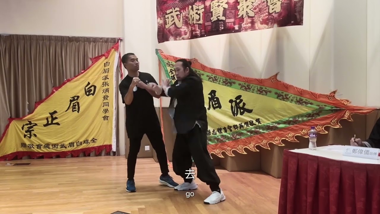 《武術賢聚會》武術研討活動講解白眉派功夫 鷹爪捻橋Explain a Pak Mei martial arts”Ying Jow Nim Kiu Kuen” form #pakmei #kungfu 