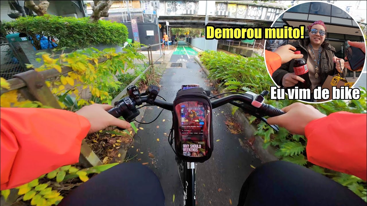Passei o Domingo Fazendo Entrega No Uber Eats E Me SURPREENDI!