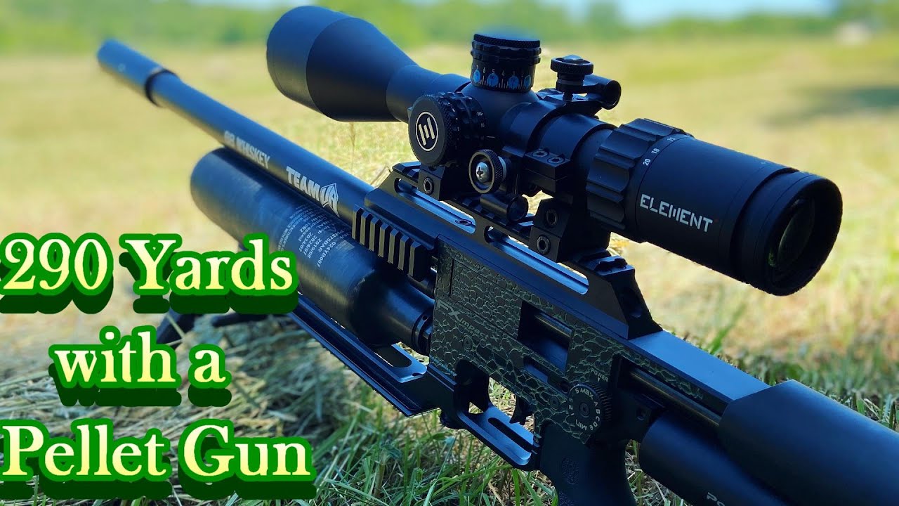 EXTREME Target Shooting | 290 Yards with PELLETS | FX Impact MKII