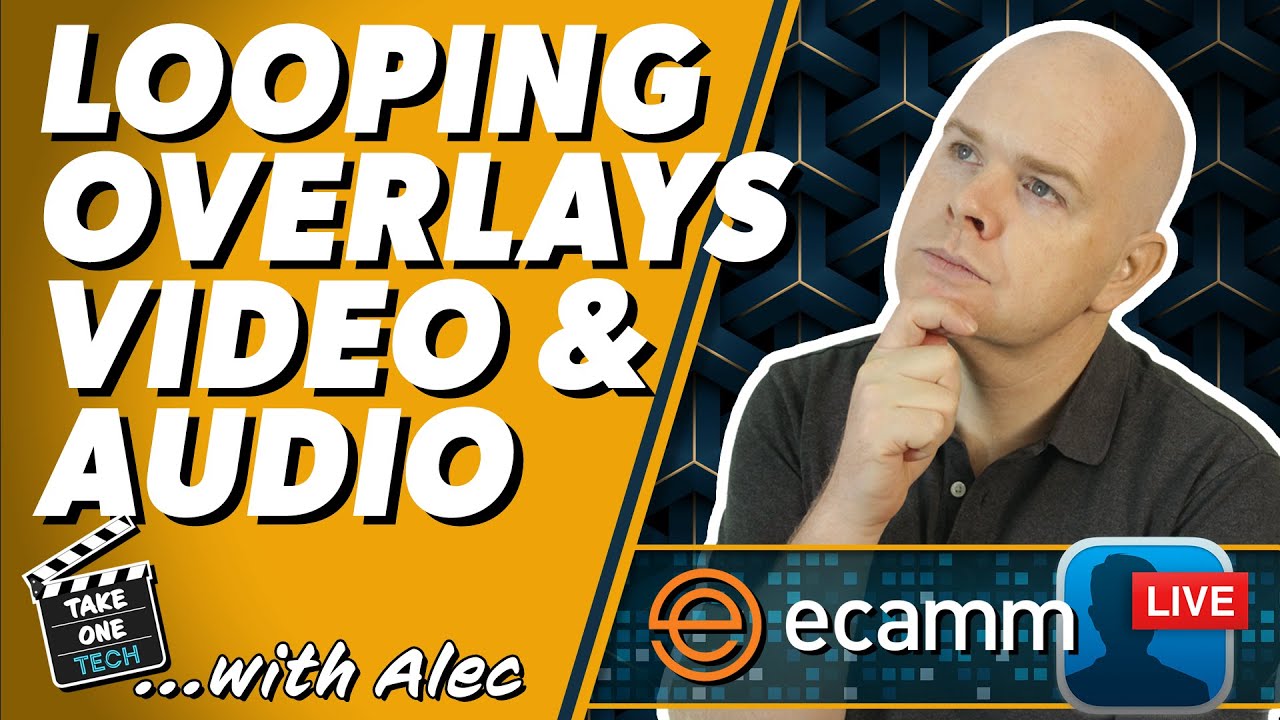 Looping Video Audio and Overlays Independently in #EcammLive