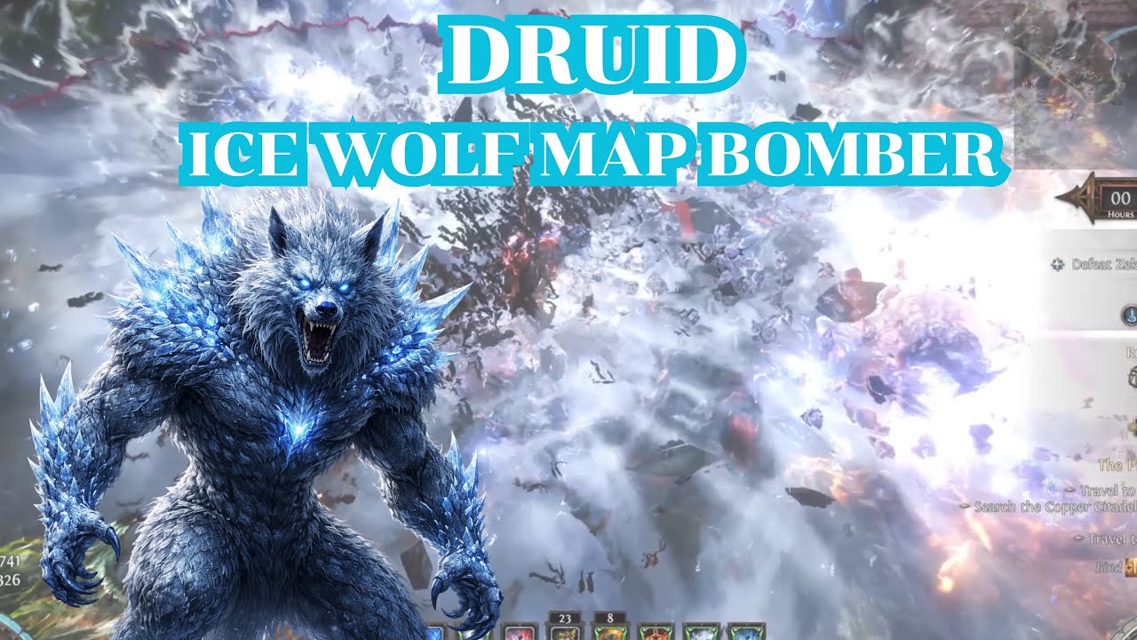 [POE2 0.4] ORACLE ICE WOLF MAP BOMBER (CLEAR OVER SCREEN!!) ❄️