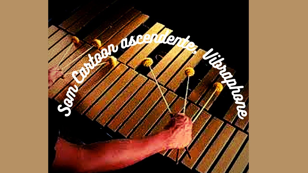 🔊Som e Efeito Cartoon ascendente, Vibraphone, Divertido para fundo de Jogos e Desenho(HP)