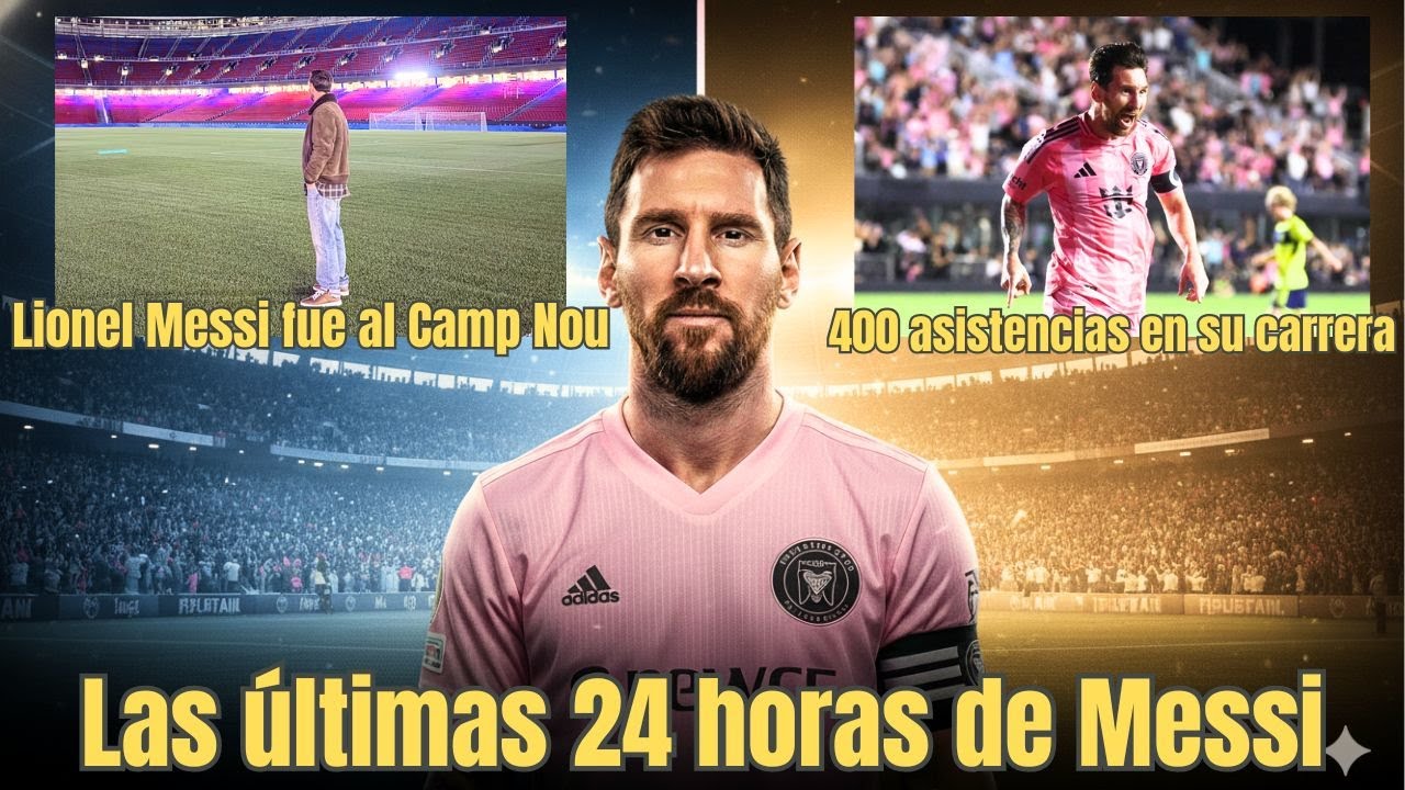 Messi emociona al mundo: visita secreta al Camp Nou y guiño al Barcelona