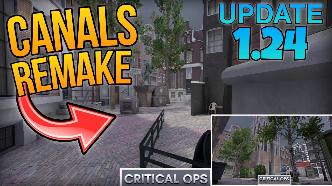 New Canals Map Remake In Critical Ops! 🏣 (1.24 UPDATE)