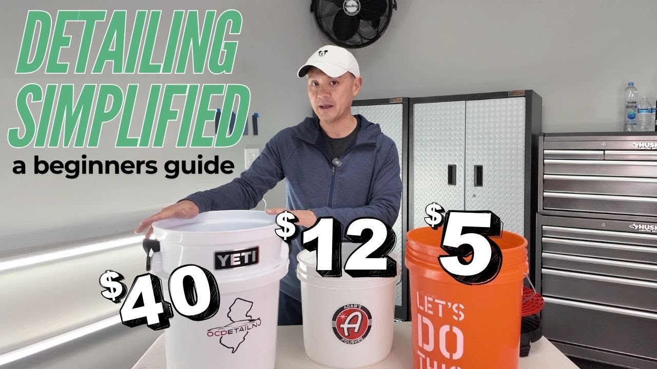 $5 vs $12 vs $40 Detailing Buckets — Which One’s Actually Worth It?