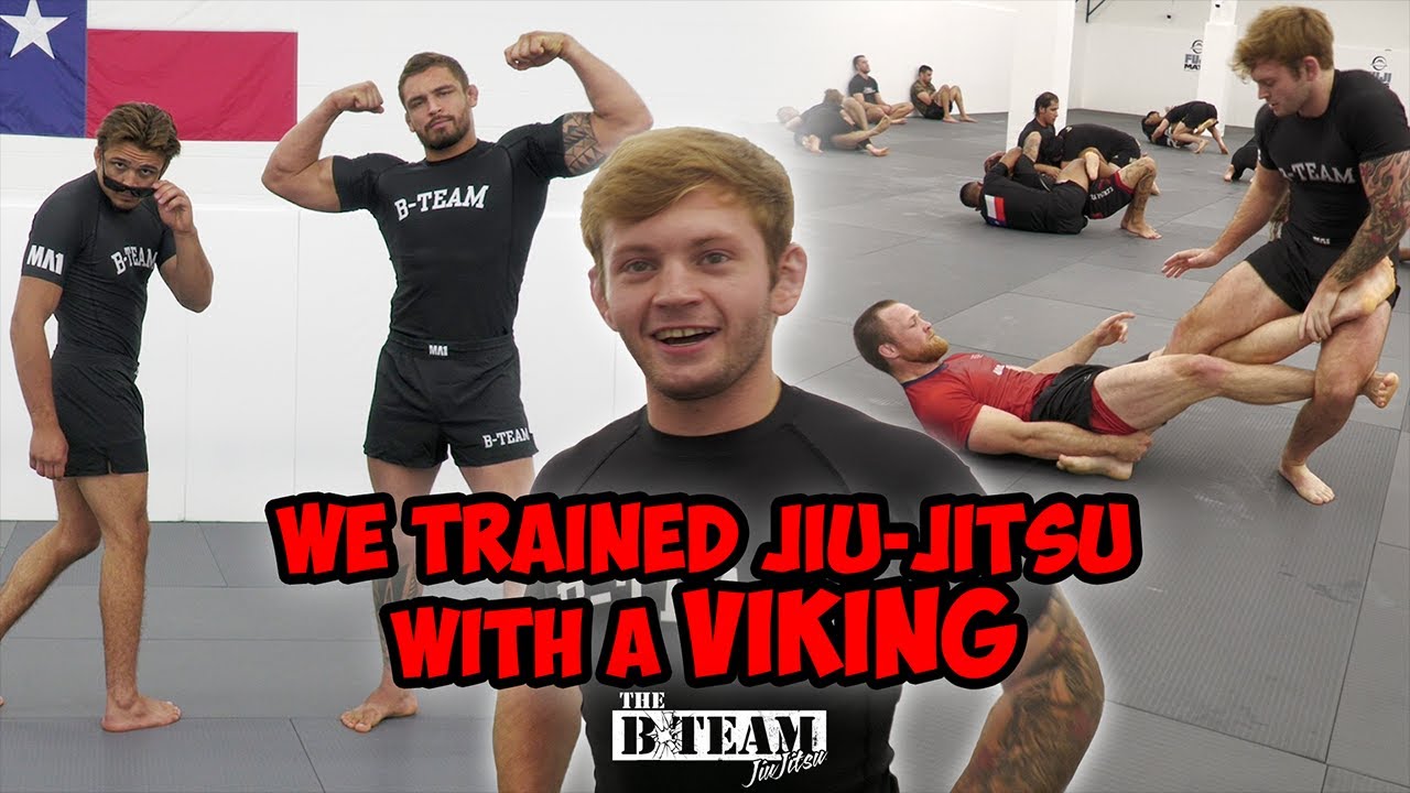 TRAINING JIU-JITSU WITH A VIKING | B-TEAM VLOG