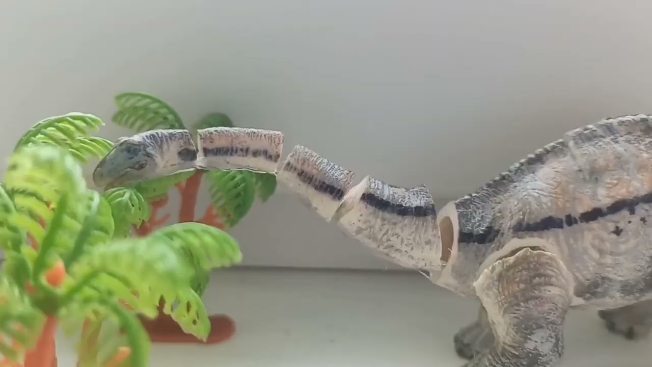 Stop motion dinosaurus