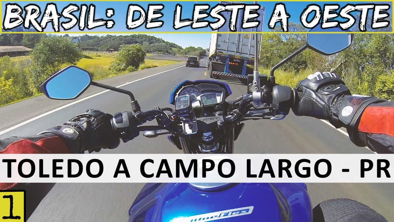 1º Dia da Grande Viagem com a Yamaha Fazer 150 | Viagem: Brasil De Leste a Oeste | #1