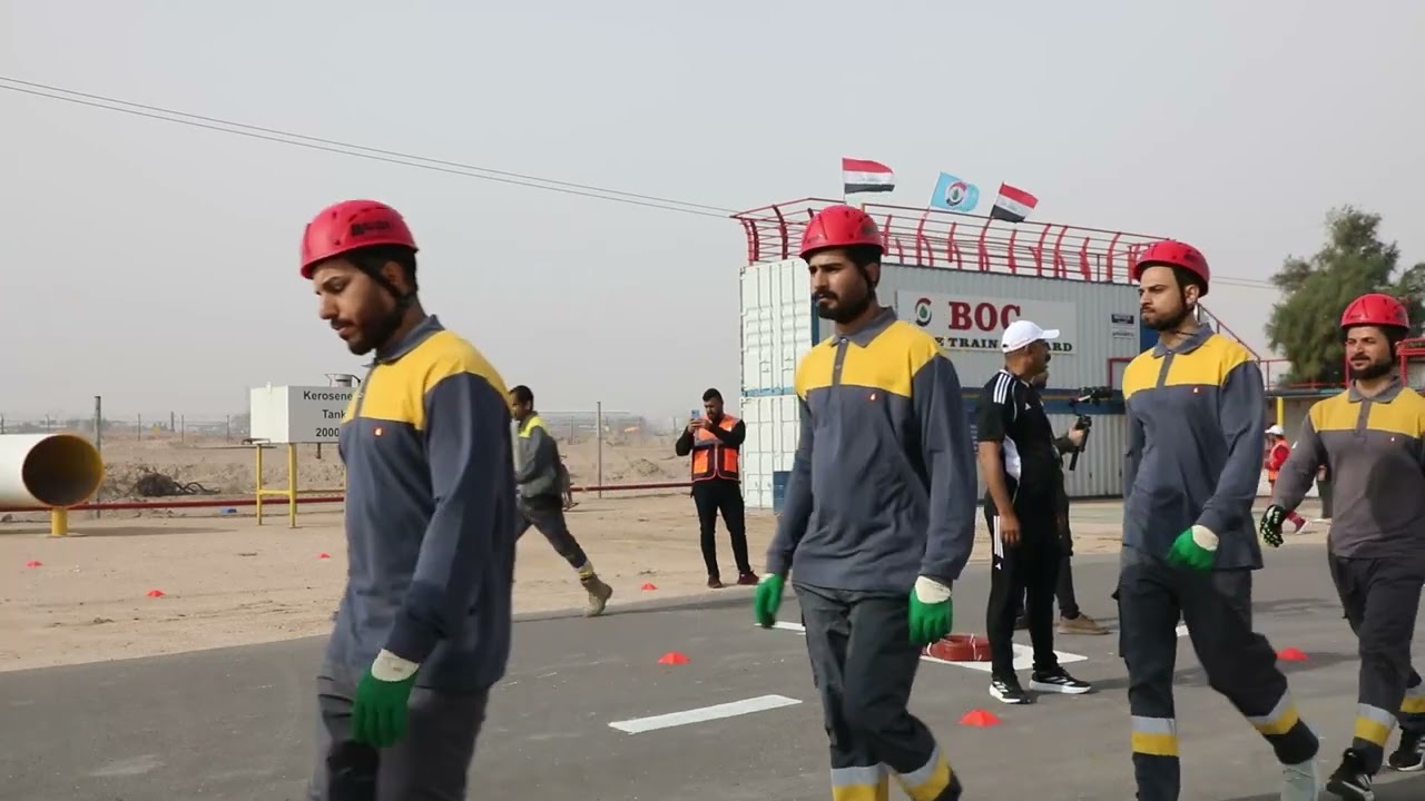 شركة نفط البصرة تنظم البطولة السنوية الأولى لمنافسات الإطفاء الميدانية