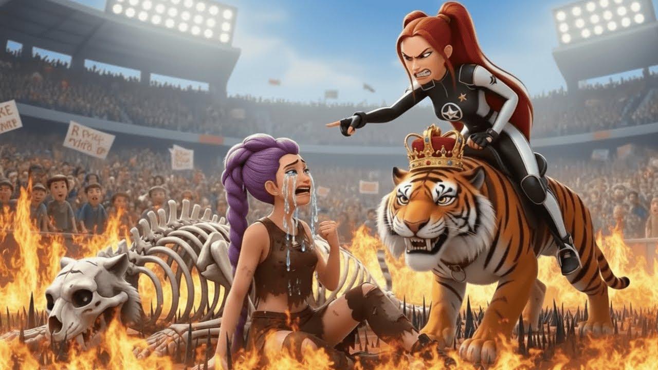 RUMI’s Legendary Saber Toothed Tiger Racing Victory – K Pop Demon Hunters & Mira