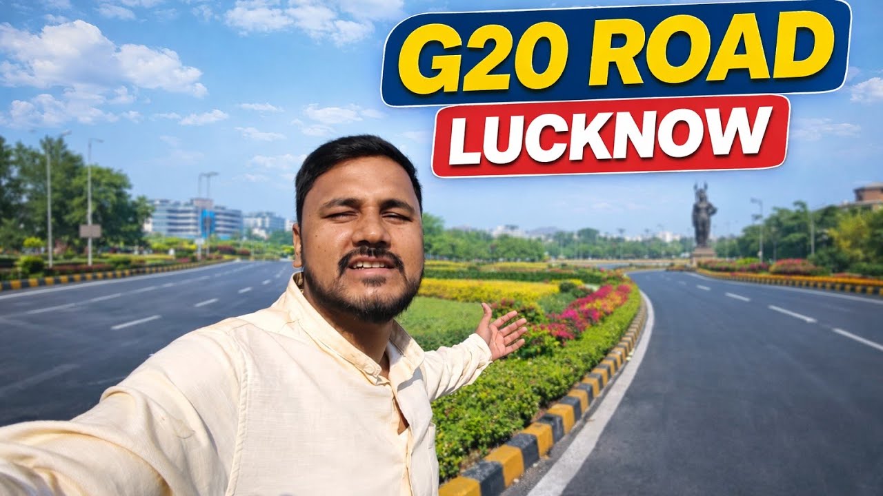 G20 Road #lucknowvlog  #uttarpradesh 