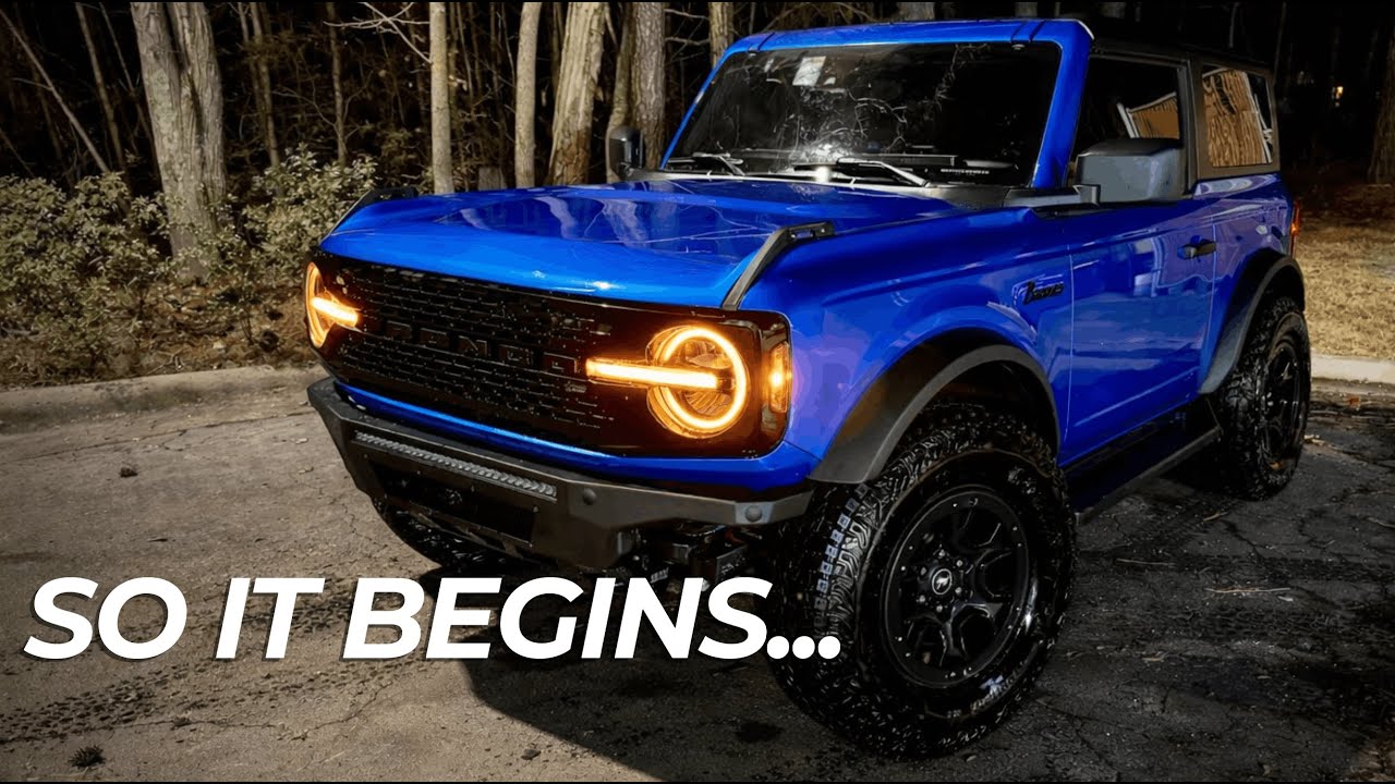 2021 Ford Bronco 2.3L - Custom Tuning is underway