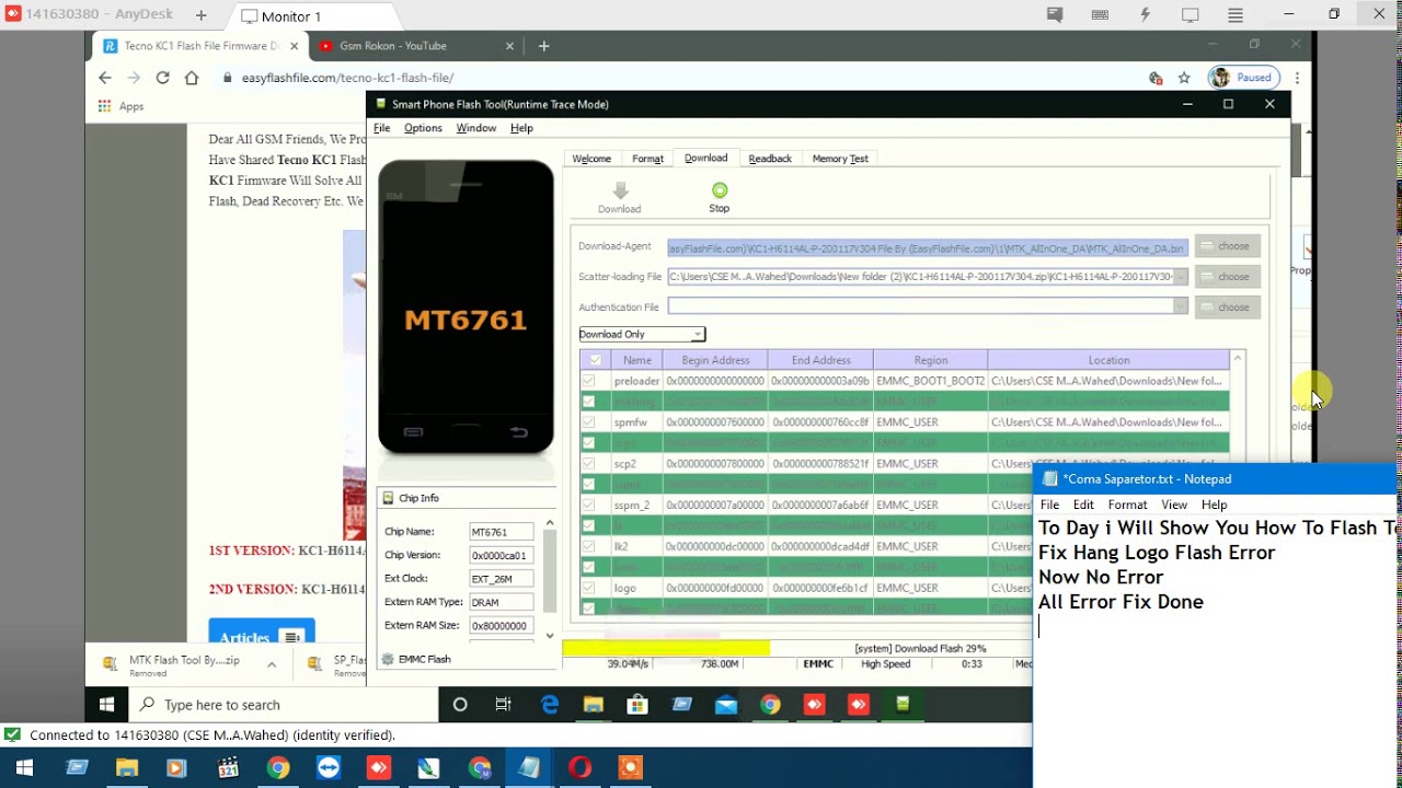 How To Flash Tecno KC1 Using Sp Tool