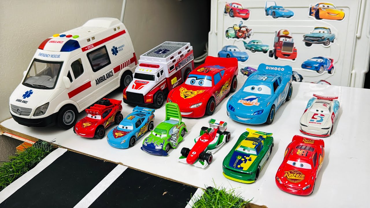 Disney Pixar Cars toys Review | Lightning McQueen, Finn McMissile, Mack, Doc Hudson,Cruz Ramirez